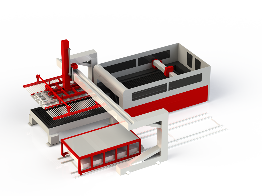 Hệ thống xếp dỡ ngang kim loại tự động